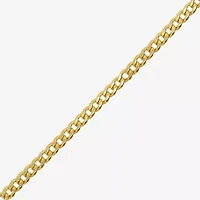 Unisex Adult 14K Gold 18 Inch Curb Chain Necklace