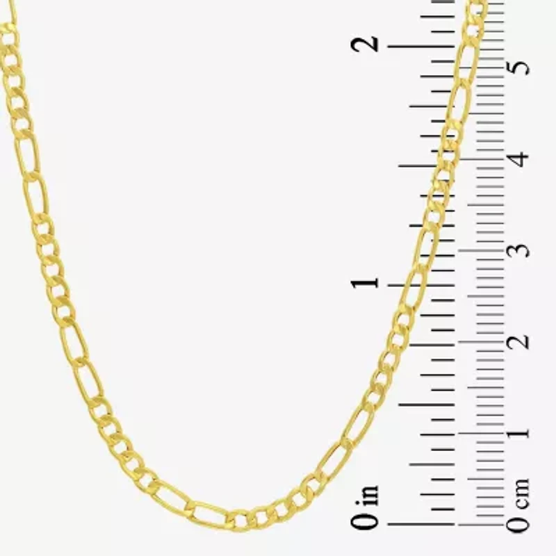 Made in Italy Unisex Adult 10K Gold 22 Inch Link Necklace
