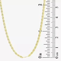 Made in Italy Unisex Adult 10K Gold 16 Inch Valentino Chain Necklace