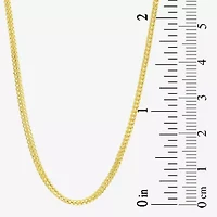 Womens 14K Gold 22 Inch Link Chain Necklace
