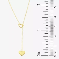 Womens 10K Gold 18 Inch Y Necklace