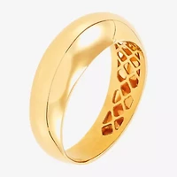 Womens 4MM 14K Gold Round Band