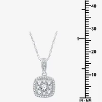 Diamond Blossom (H-I / I1) Womens 1 CT. T.W. Lab Grown White Diamond Sterling Silver Cushion 2-pc. Jewelry Set