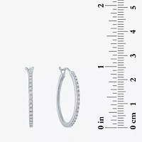 (G-H/I1-I2) Womens 1/7 CT. T.W. Lab Grown White Diamond Sterling Silver Earring Set