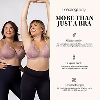 Leading Lady® Scalloped Lace Underwire Full Figure Bra- 5044