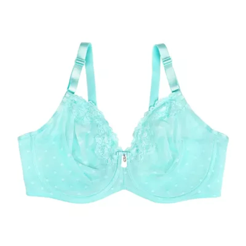 Curvy Couture Sheer Whisper Full Coverage Unlined Underwire Bra- 1368