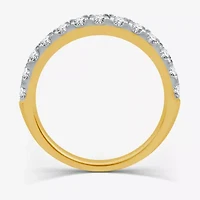 (H-I / I1) Womens 3MM 3/4 CT. T.W. Lab Grown White Diamond 14K Gold Wedding Band