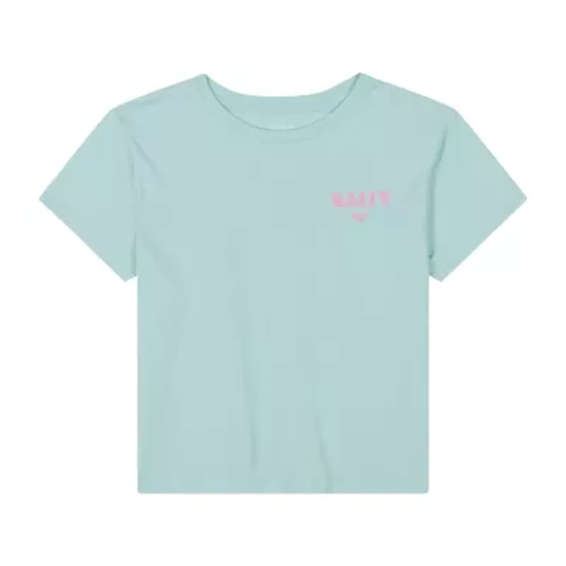 Roxy Big Kid Girls Crew Neck Short Sleeve Regular Fit Graphic T-Shirt