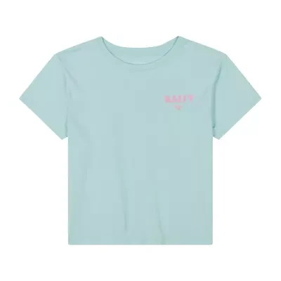 Roxy Big Kid Girls Crew Neck Short Sleeve Regular Fit Graphic T-Shirt