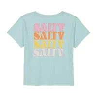 Roxy Big Kid Girls Crew Neck Short Sleeve Regular Fit Graphic T-Shirt