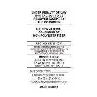 Queen Street Bacoli Square Throw Pillow