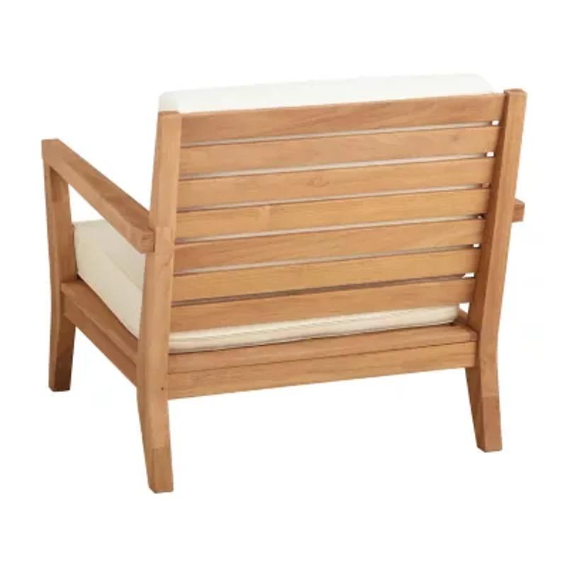 Carlbach Outdoor Teak Armchair with Cushions