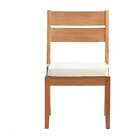 Carlbach Outdoor Teak 2-pc. Dining Chair with Cushion