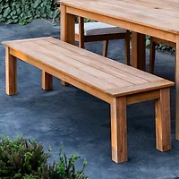 Carlbach Outdoor Teak 80" Dining Bench