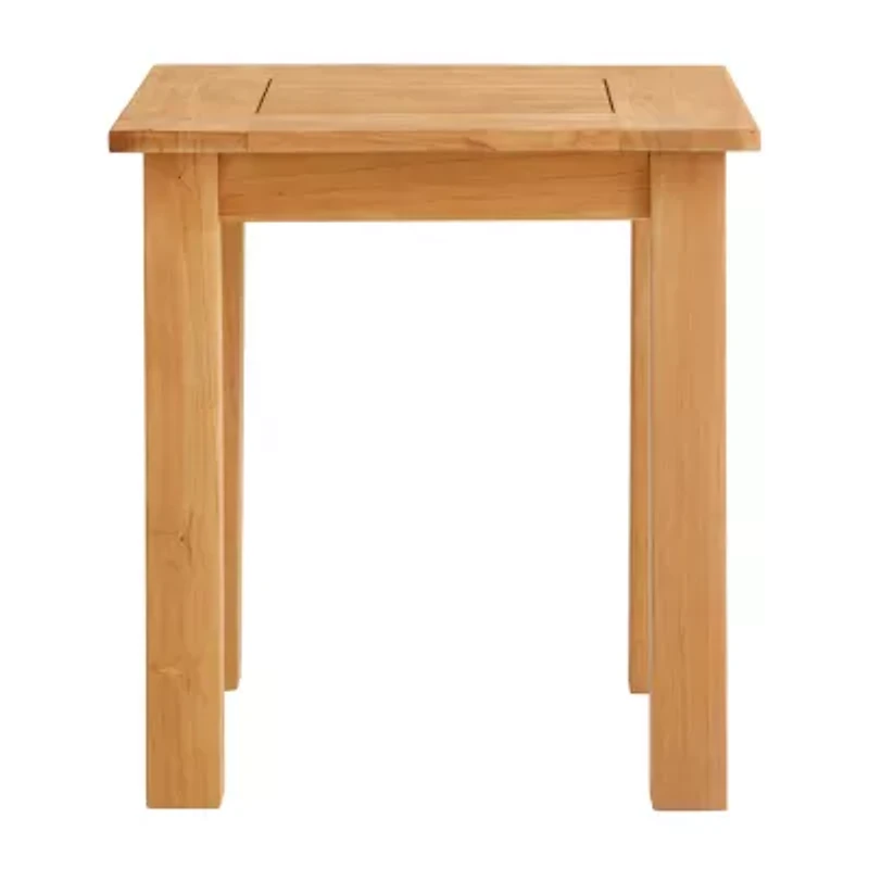 Carlbach Outdoor Teak 22" Side Table