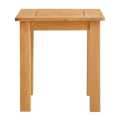 Carlbach Outdoor Teak 22" Side Table