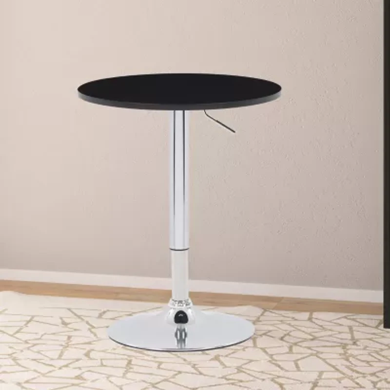 Corliving Adjustable Height Round Bar Table