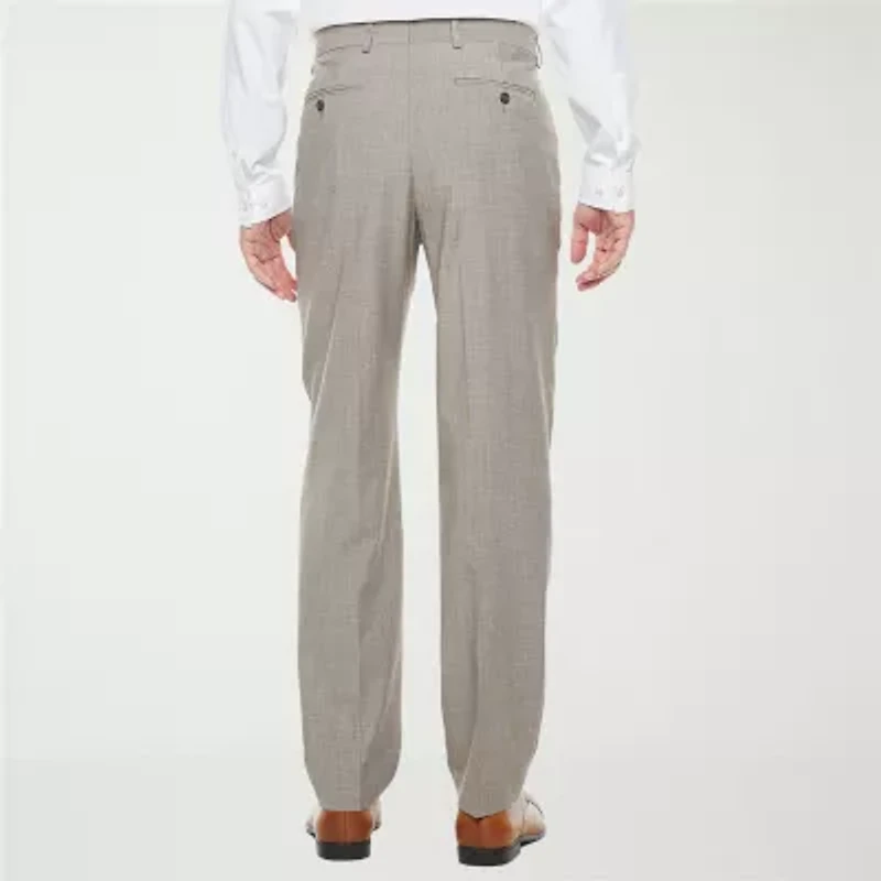 Stafford Signature Mens Big and Tall Stretch Fabric Classic Fit Flat Front Suit Pant