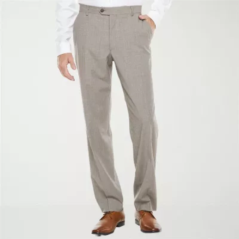 Stafford Signature Mens Big and Tall Stretch Fabric Classic Fit Flat Front Suit Pant