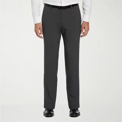 Savane Comfort Waist Mens Slim Fit Flat Front Pant