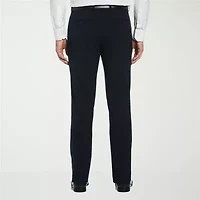 Savane Comfort Waist Mens Slim Fit Dress Flat Front Pant