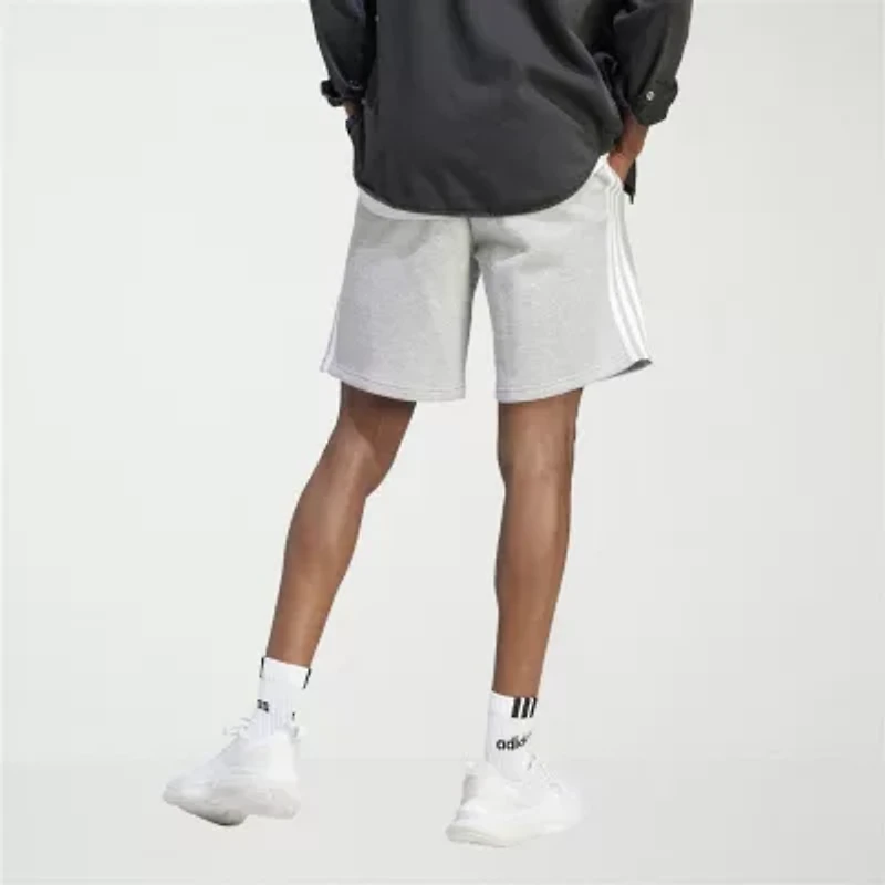 adidas Fleece Mens 10" Workout Shorts