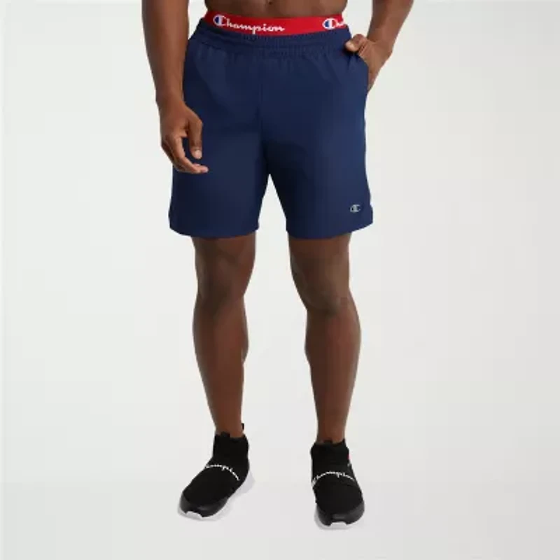Champion Mens 7" Mid Rise Workout Shorts