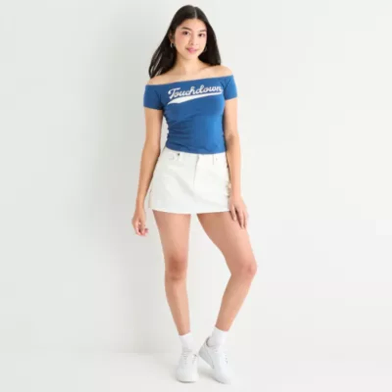 Grayson Threads, The Label Womens Short Sleeve Loose Fit Juniors Graphic T-Shirt