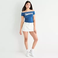 Grayson Threads, The Label Womens Short Sleeve Loose Fit Juniors Graphic T-Shirt