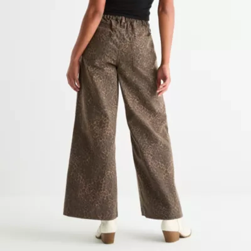 Arizona Juniors Curvy Womens Low Rise Baggy Fit Jean
