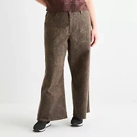 Arizona Juniors Plus Womens Low Rise Baggy Fit Jean