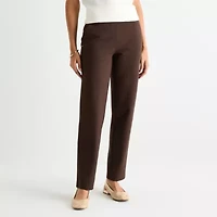Liz Claiborne Maya Womens Straight Pull-On Pant
