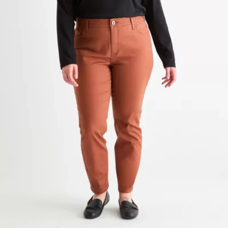St. John's Bay Womens Skinny Fit Plus Jean