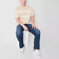 Arizona Mens Crew Neck Short Sleeve Big and Tall T-Shirt
