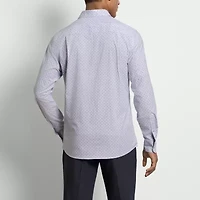 Van Heusen Originals Mens Long Sleeve Slim Fit Stretch Fabric Button-Down Shirt