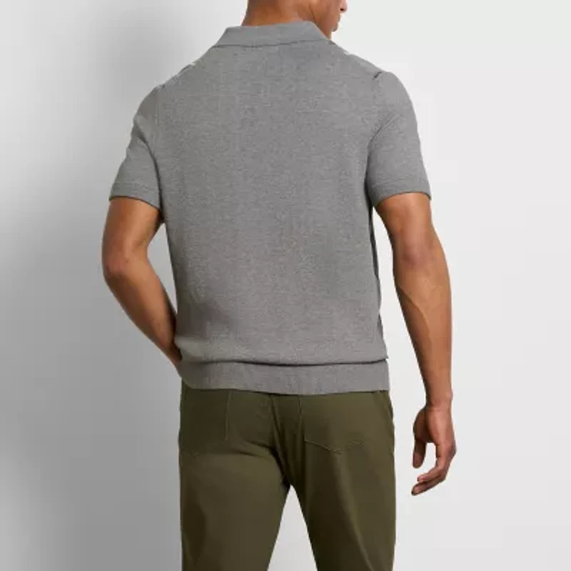 Van Heusen Smart Temp Mens Regular Fit Cooling Short Sleeve Polo Shirt