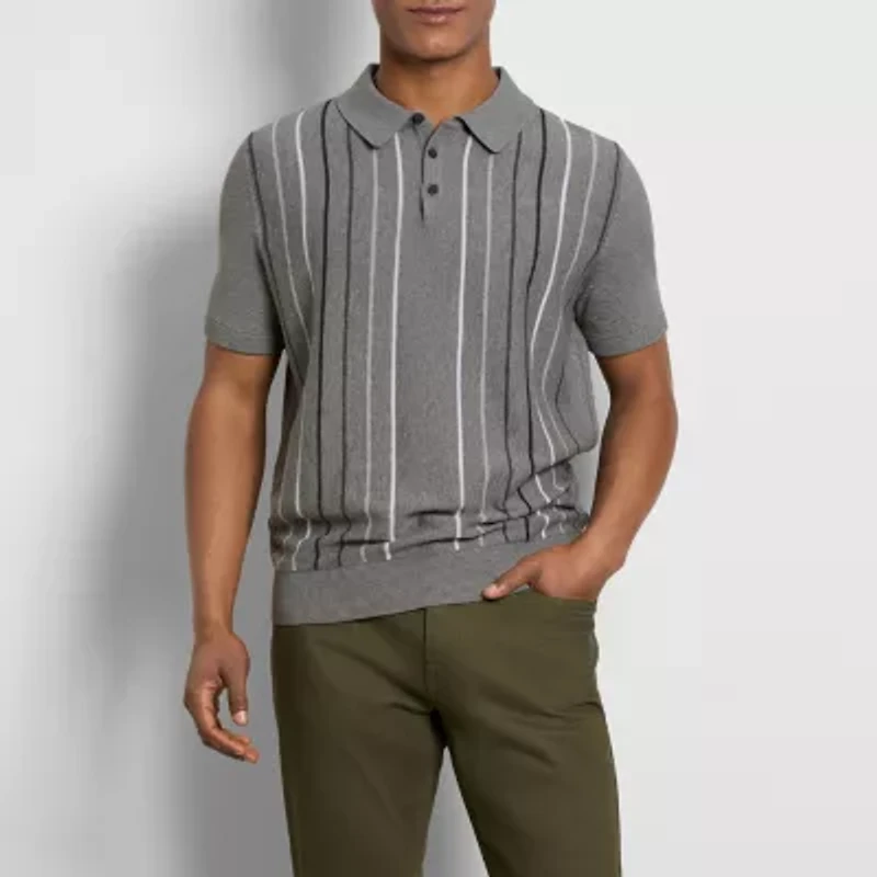 Van Heusen Smart Temp Mens Regular Fit Cooling Short Sleeve Polo Shirt