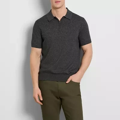 Van Heusen Smart Temp Mens Regular Fit Cooling Short Sleeve Polo Shirt