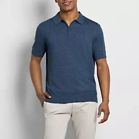 Van Heusen Smart Temp Mens Regular Fit Cooling Short Sleeve Polo Shirt