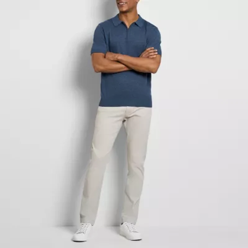 Van Heusen Smart Temp Mens Regular Fit Cooling Short Sleeve Polo Shirt