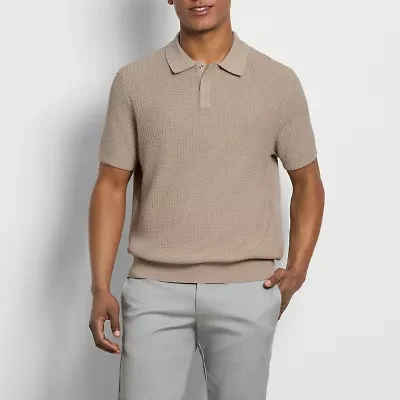 Van Heusen Smart Temp Mens Short Sleeve Polo Sweater