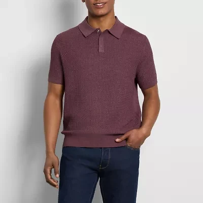 Van Heusen Smart Temp Mens Short Sleeve Polo Sweater
