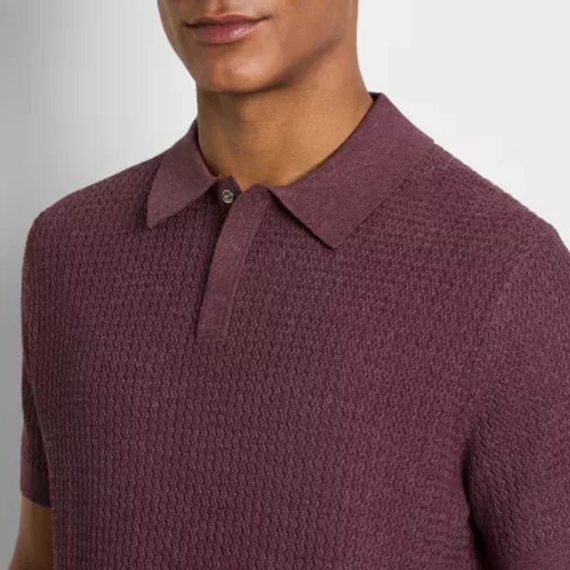 Van Heusen Smart Temp Mens Short Sleeve Polo Sweater