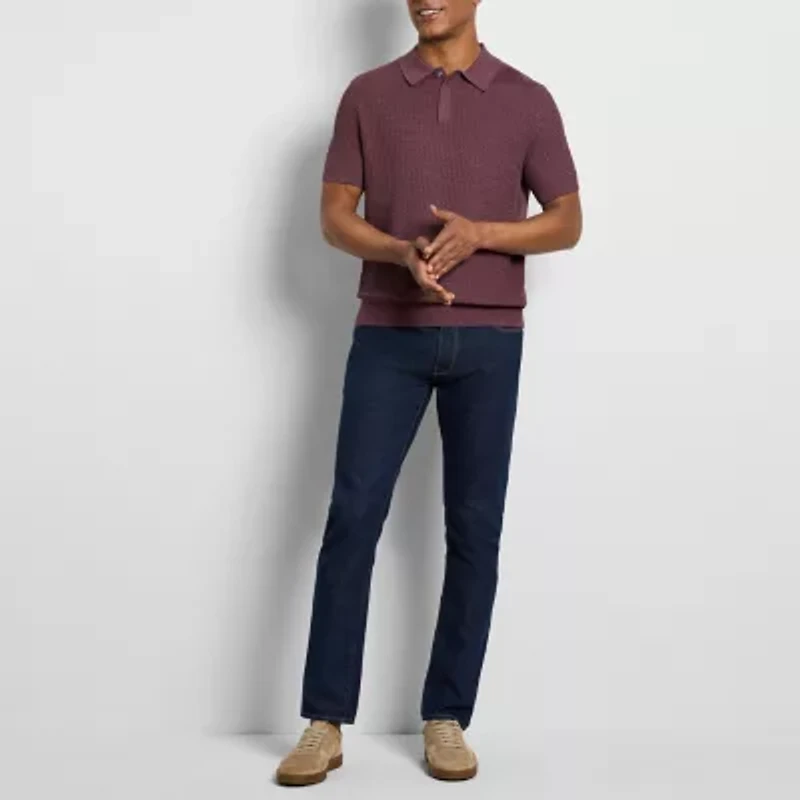 Van Heusen Smart Temp Mens Short Sleeve Polo Sweater