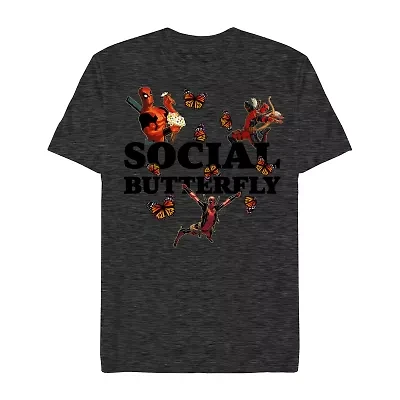 Mens Short Sleeve Deadpool Graphic T-Shirt