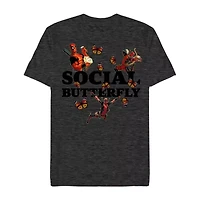 Mens Short Sleeve Deadpool Graphic T-Shirt