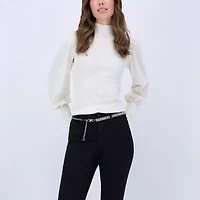 JS Jessica Simpson Diamond Chain Womens Belt