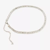 JS Jessica Simpson Diamond Chain Womens Belt