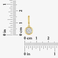 Charmed by Diamond Addiction (G-H / Si2- I1) Womens 1/10 CT. T.W. Lab Grown White 14K Gold Over Silver Pendant