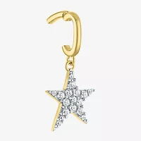 Charmed by Diamond Addiction Star (G-H / Si2- I1) Womens 1/10 CT. T.W. Lab Grown White 14K Gold Over Silver Pendant